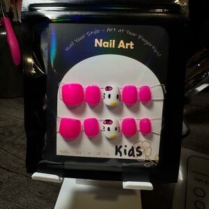 Kids Pink Nail Art Set